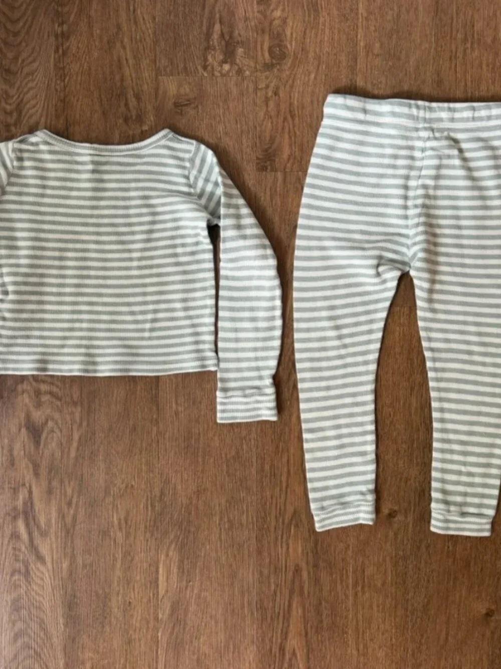 Quincy Mae Striped Waffle Top and Pant Set, Size: 4-5Y